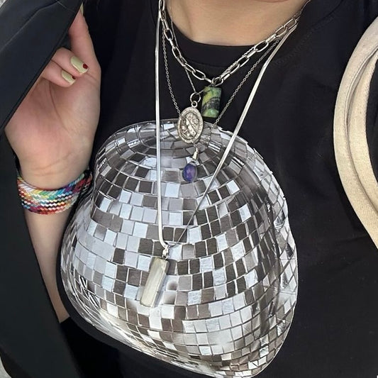 Mirrorball Baby Tee