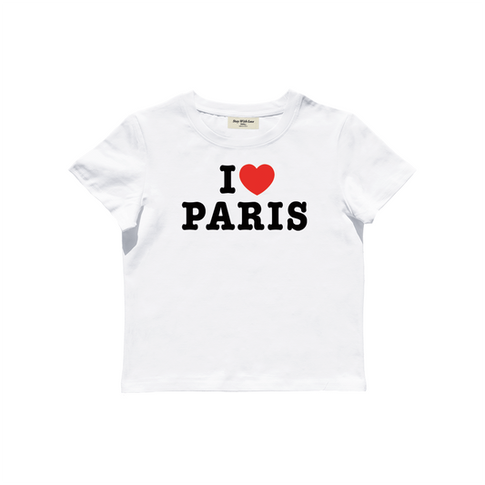 I Love Paris Baby Tee