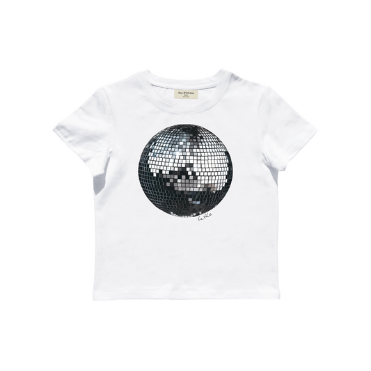 Discoball Baby Tee