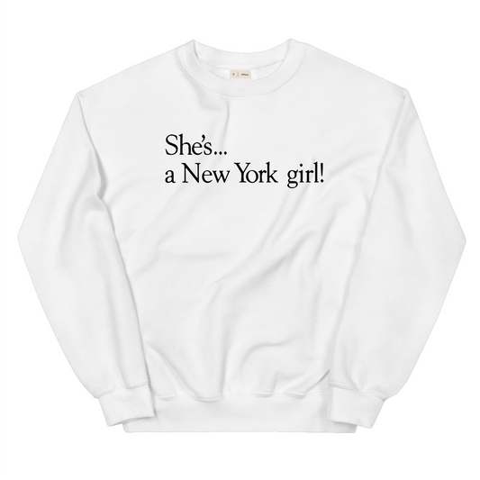 She's A New York Girl Sweatshirt