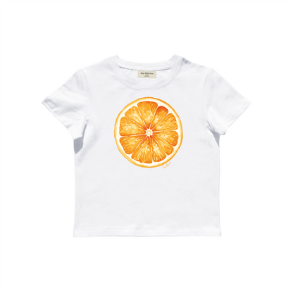 Orange Baby Tee