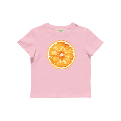 Orange Baby Tee