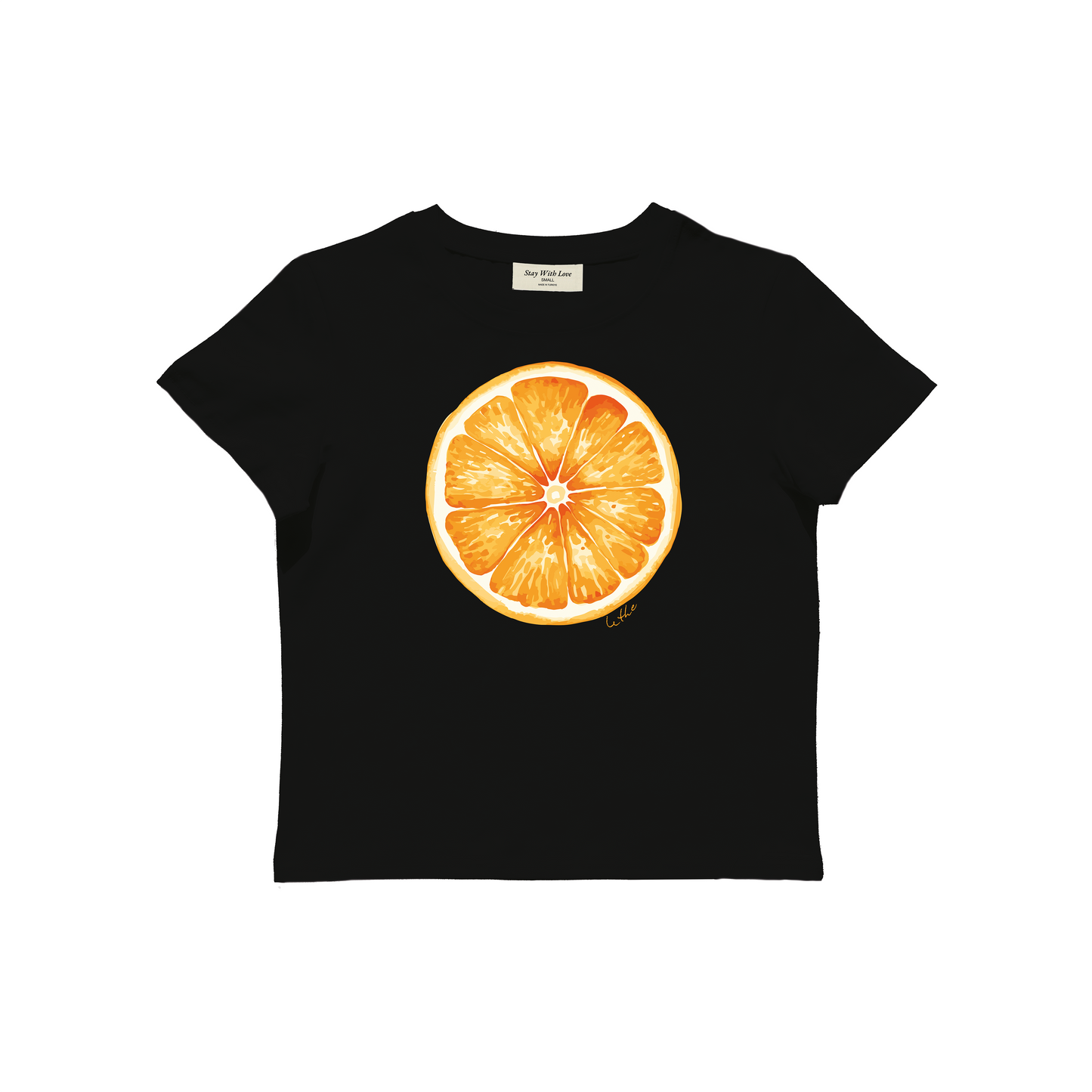 Orange Baby Tee