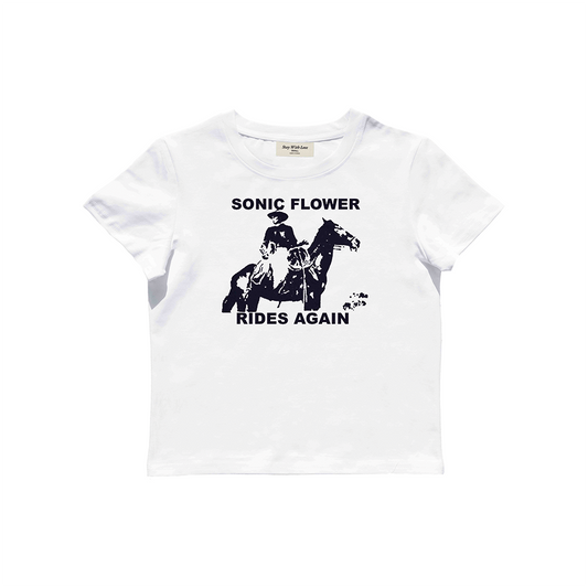 Sonic Flower Baby Tee