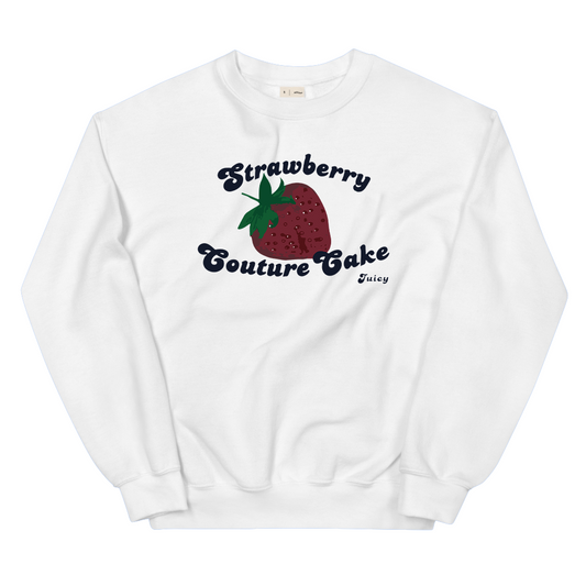 Strawberry Couture Cake Sweatshirt