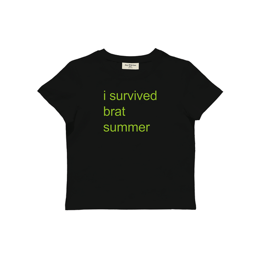 I Survived Brat Summer Baby Tee